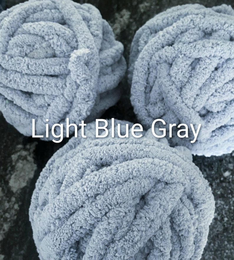Chunky Chenille Yarn, Arm Knitting, 36 Colors, 26 Yards (300grams) image 10