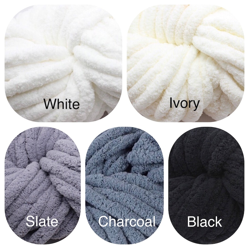 Collegiate Blankets Chunky Knit Blanket Vegan Yarn Blanket Etsy