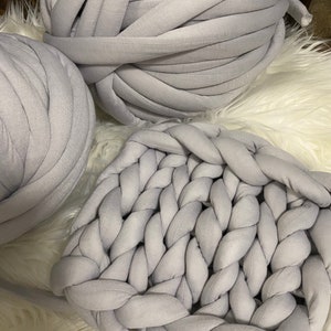 Chunky Yarn Arm Knitting Yarn Chunky Cotton Yarn Tube Yarn Not Shedding 32  Yd Giant Yarn Chunky Knit Super Bulky Yarn Big Yarn Sock Yarn 