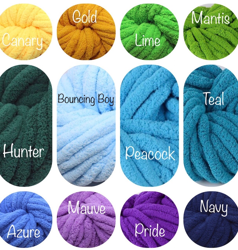 Throw Bedding Blankets Chunky Yarn Chunky Knit Handmade Alabama Blanket with Matching Beanie Chenille Yarn Vegan Yarn Crib Ensemble