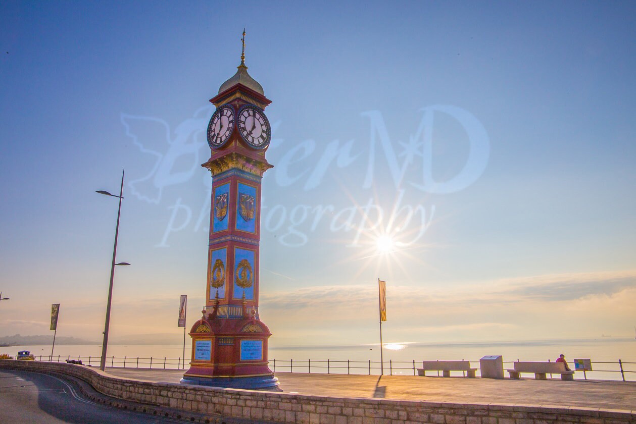 Sunshine Weymouth Clock Tower Seaview Weymouth Promenade Etsy UK