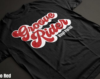 GROOVE RIDER Vinyl Purist  ||  Short-Sleeve Unisex T-Shirt