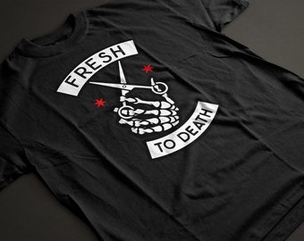 Fresh to Death - Barber Shears Hustler Tee