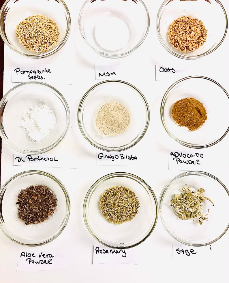 60 Herbal Strengthening Hair Growth Mixture Etsy