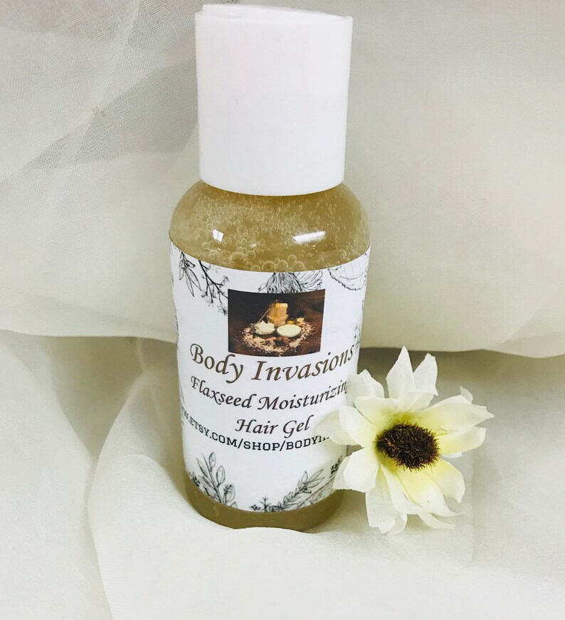 Flaxseed Moisturizing Hair Gel Etsy