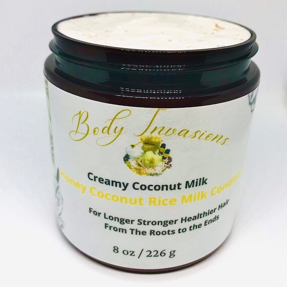 Honey Coconut Rice Milk Conditioner Moisturize Retention Etsy