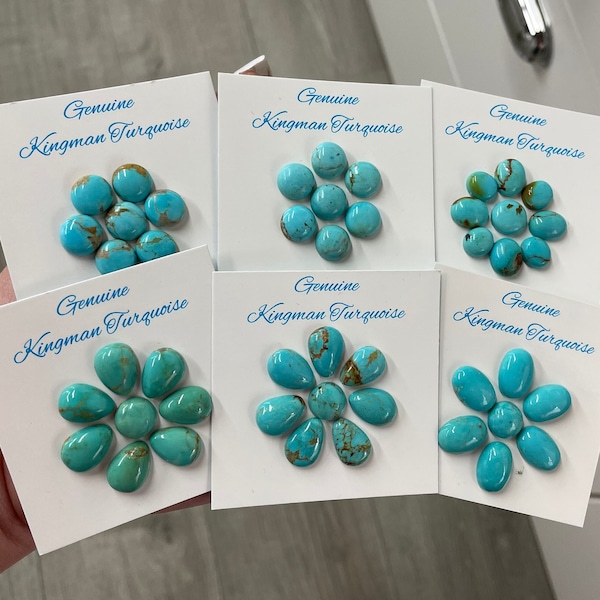 Kingman Turquoise Suites/ Freeform Cabs/ Sold Individually/ Group 73