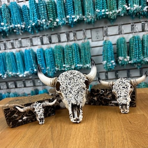 White Buffalo Cow Skulls