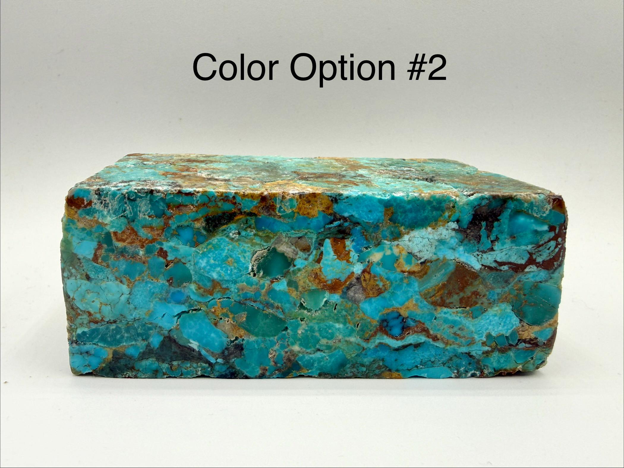 Kingman Turquoise Compressed Nugget Composites - Etsy
