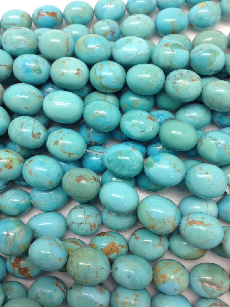 bead sizeArizona turquoise 16 strandDIY JewelrySouthwestern TSCN1 Kingman Turquoise calibrated nuggetsPotato shape 10x12 mm avg