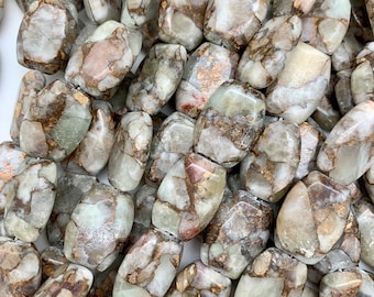 Orange Calcite 12x16mm Rectangle Beads - Sold by 16&quot; Strand