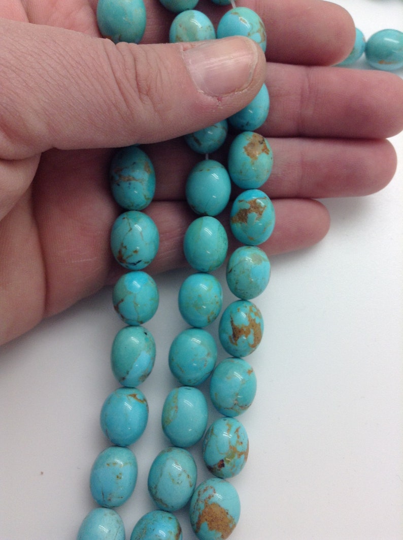 bead sizeArizona turquoise 16 strandDIY JewelrySouthwestern TSCN1 Kingman Turquoise calibrated nuggetsPotato shape 10x12 mm avg