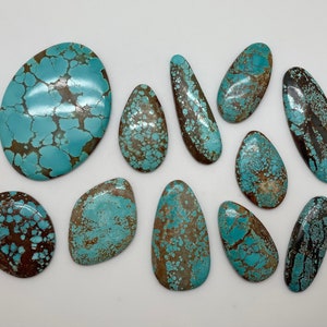 XL #8 Turquoise Freeform Cabochons - Sold Individually