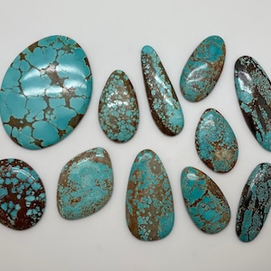 XL #8 Turquoise Freeform Cabochons - Sold Individually