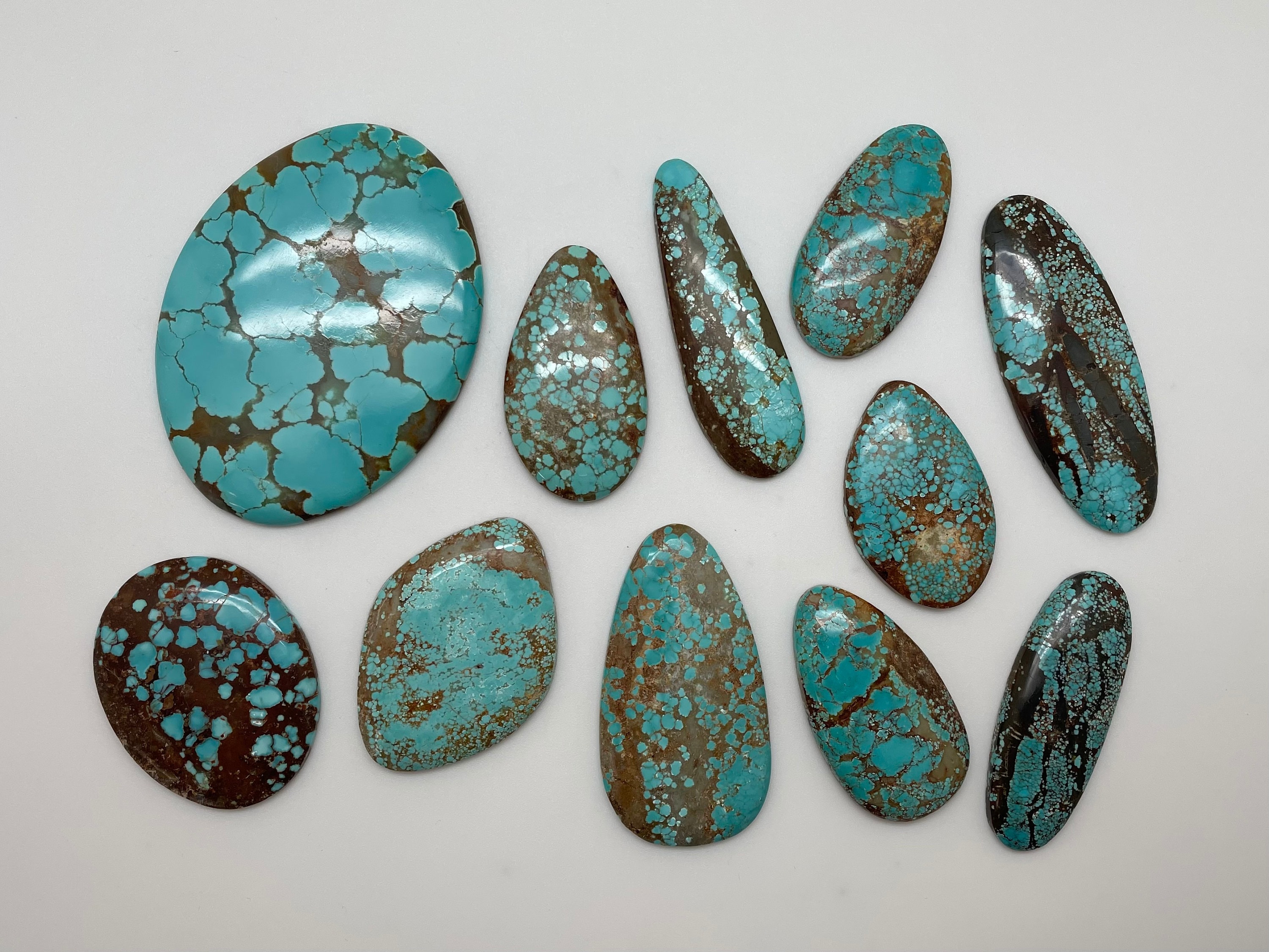Number 8 Turquoise Cabochon - Etsy