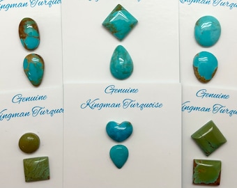 Kingman Turquoise Suites/ Freeform Cabs/ Sold Individually/ Group 9