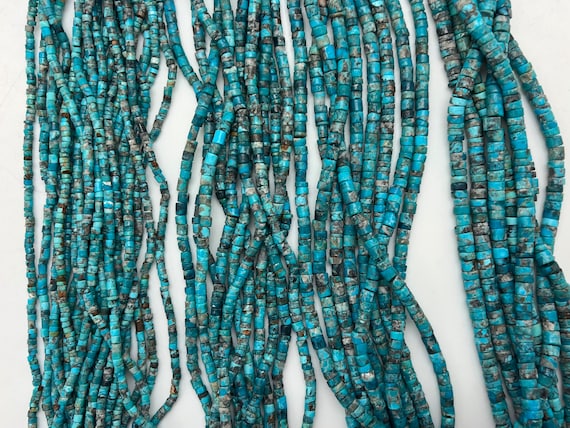 Turquoise Heishi Beads-5-6mm