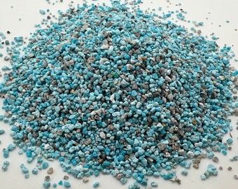 Natural Blue Kingman Turquoise Rough Floor Chips