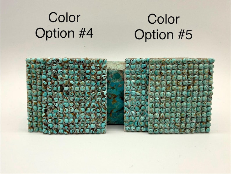 Number 8 Turquoise - 4mm Round Calibrated Cabochons - Etsy
