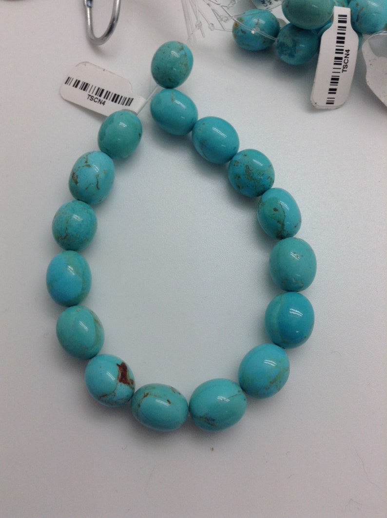 bead sizeArizona turquoise 16 strandDIY JewelrySouthwestern TSCN1 Kingman Turquoise calibrated nuggetsPotato shape 10x12 mm avg