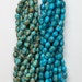 4x6mm OVAL - Kingman Turquoise Calibrated Cabochons - Sold Individually - Sold by Card - Stabilized, Natural Color