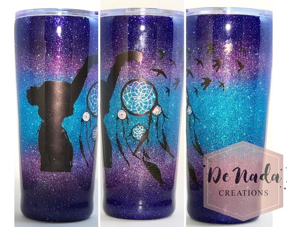 Custom Decorated Stainless Steel Tumbler Etsy