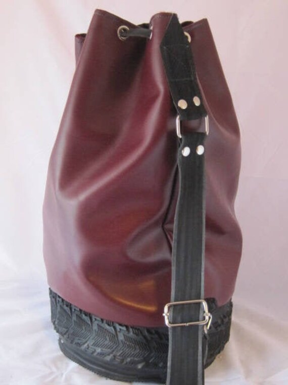 recycled tire backpack