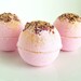 Rose Gold Bath Bombs, Wedding, Bridesmaid proposal, Bachelorette Party Favor Gifts, Stocking stuffers for mom, Christmas Gift for women 