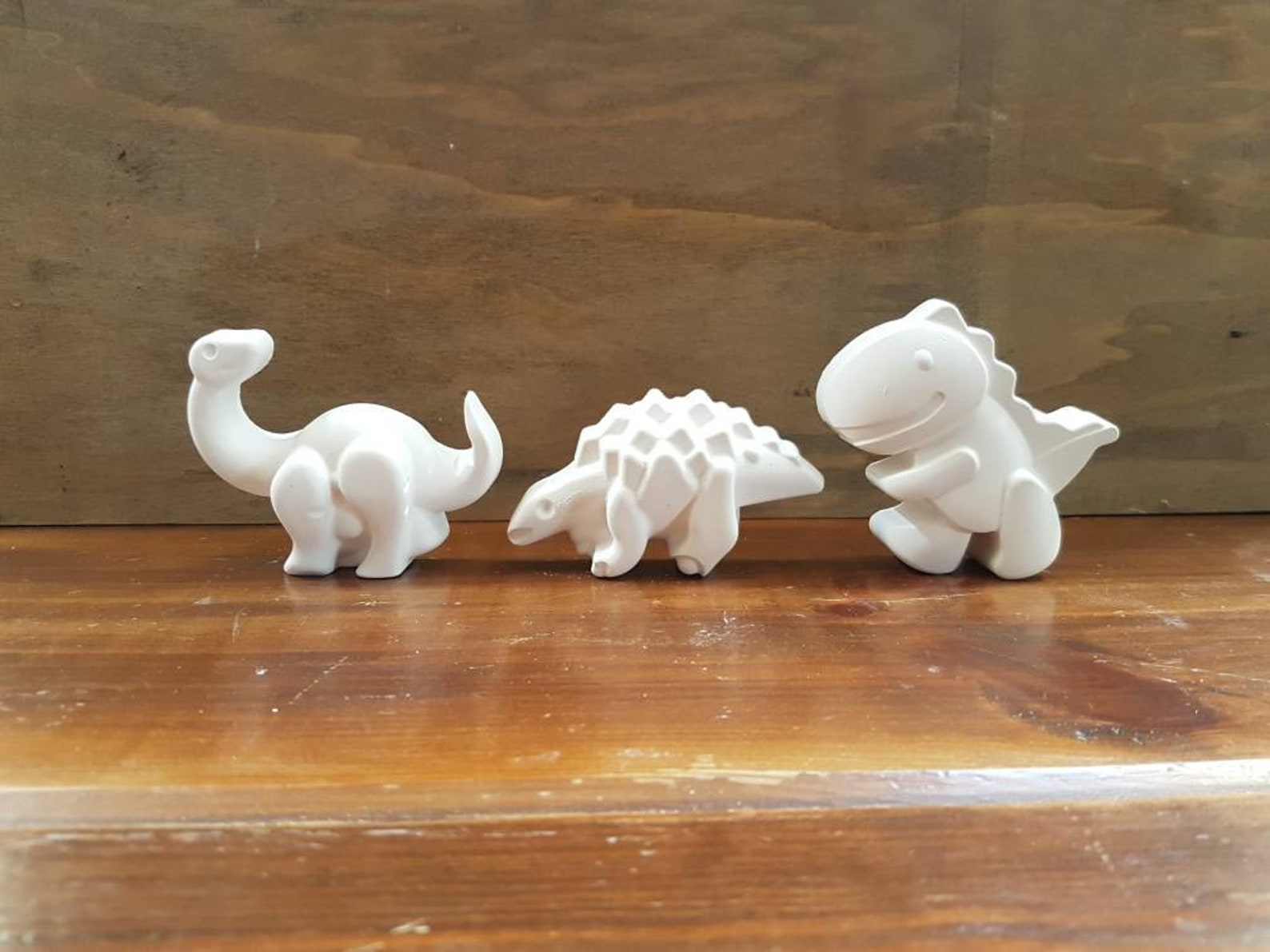 Paint your own plaster dinosaurs kit. Handmade ready to colour Etsy