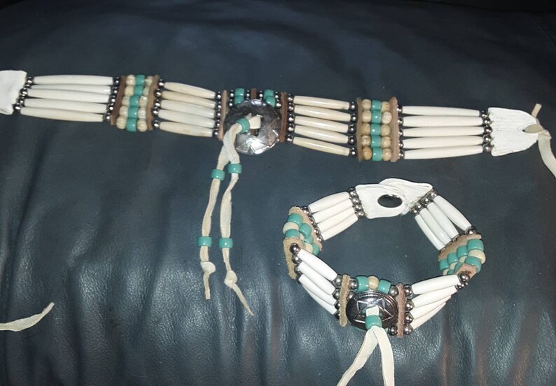 choker /& bracelet Hairpipe Bone sets