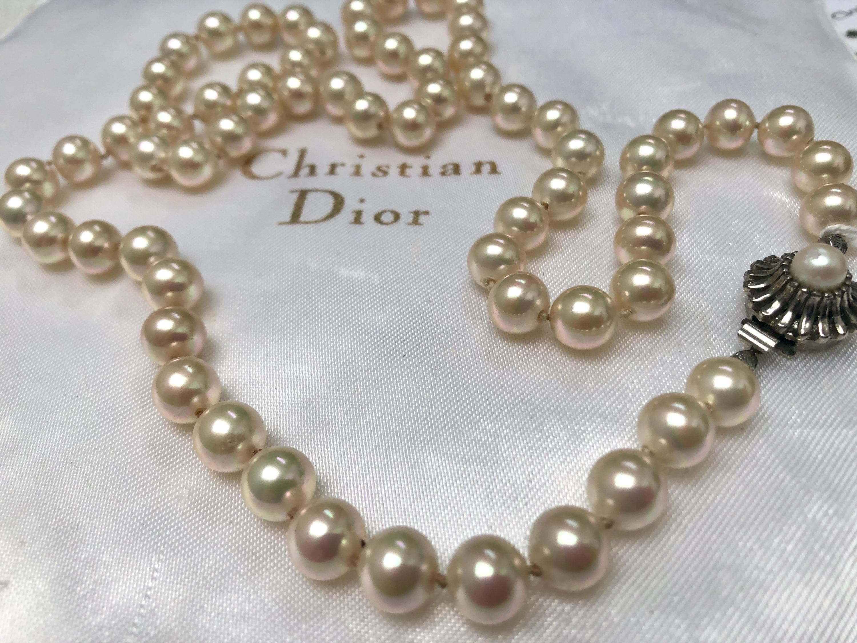 Pearl Choker Dior Pearl Necklace Price Pearl Necklace