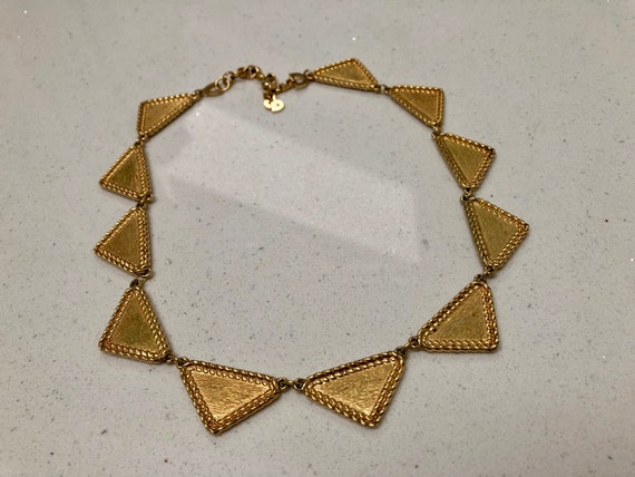 Vintage Christian Dior Art Deco Style Designer Necklace C1990s - Etsy