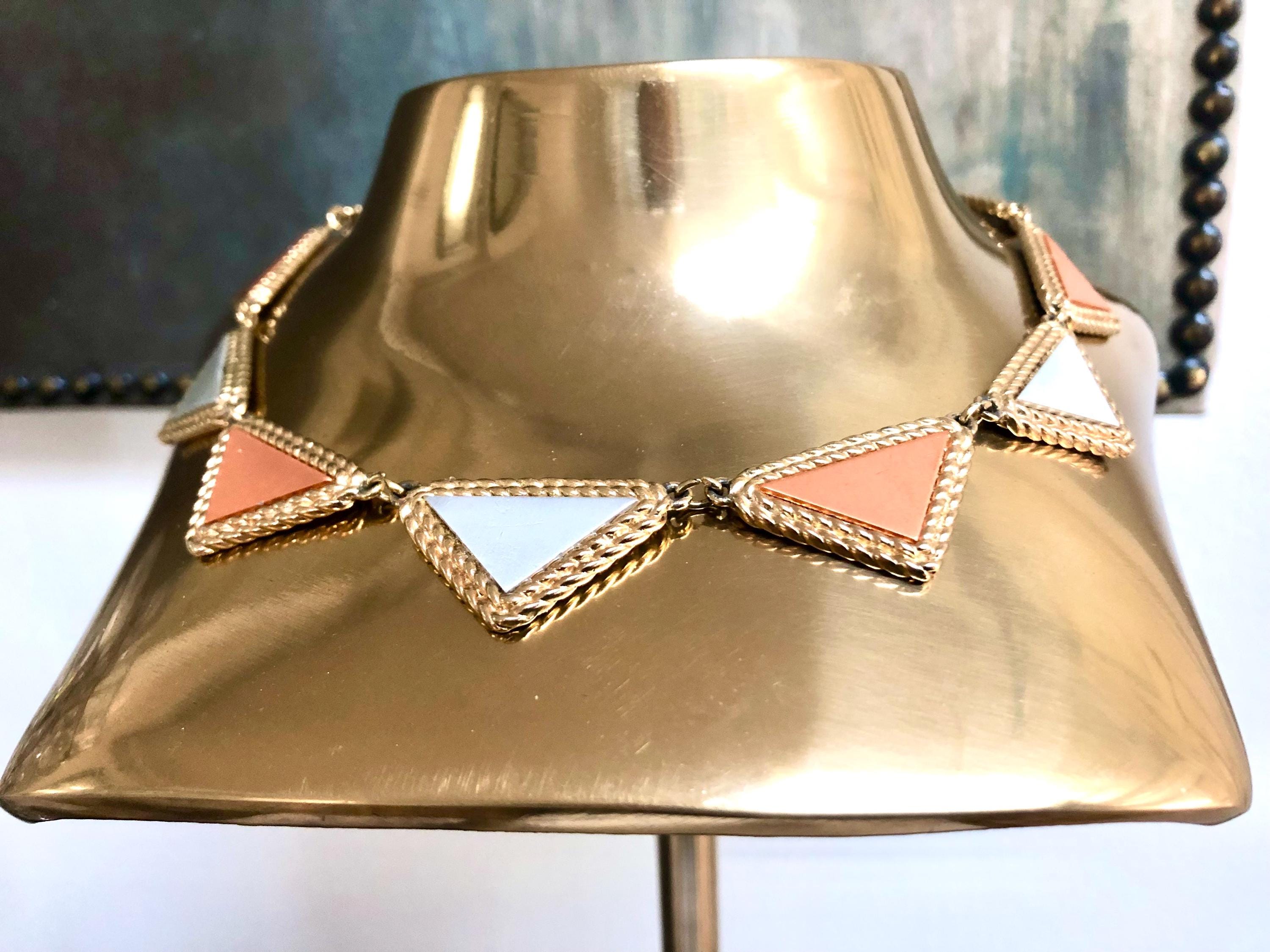Vintage Christian Dior Art Deco Style Designer Necklace C1990s - Etsy