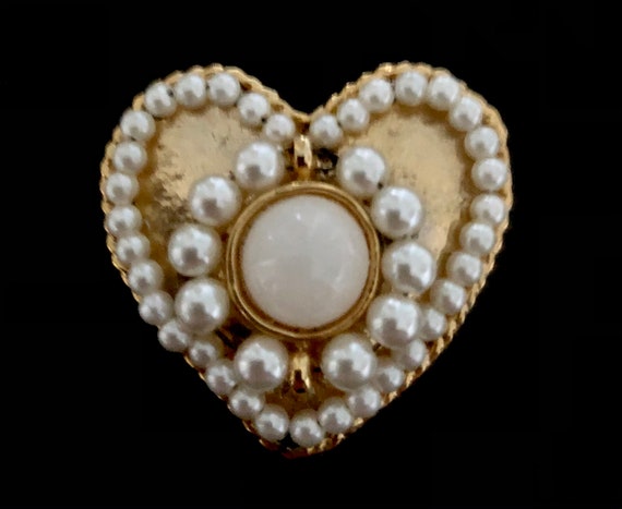 ANTIGONA Paris Couture Heart Brooch