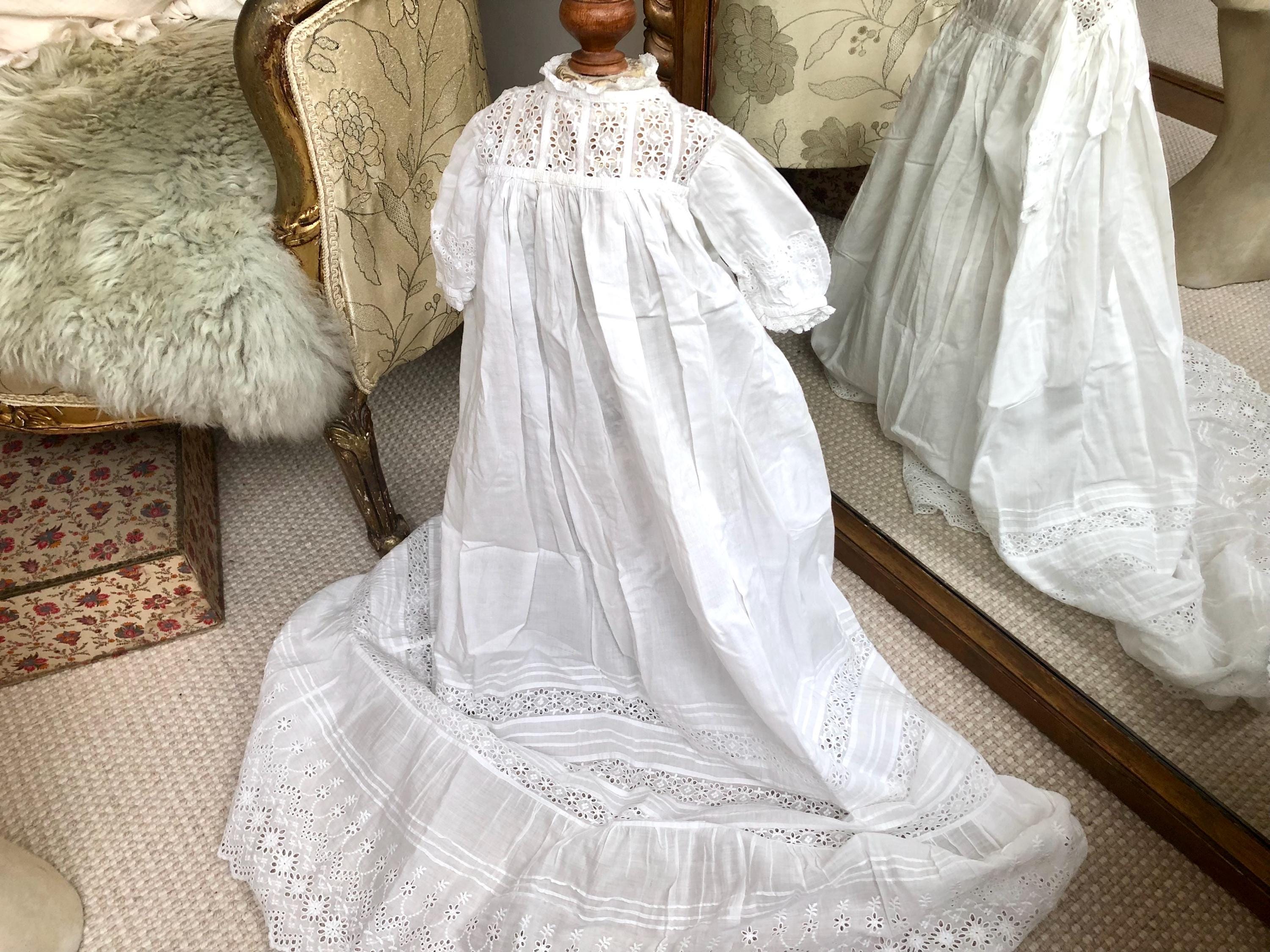 chinese dress ladies Penelope Christening Gown & Bonnet at Baby Beau & Belle main image 0