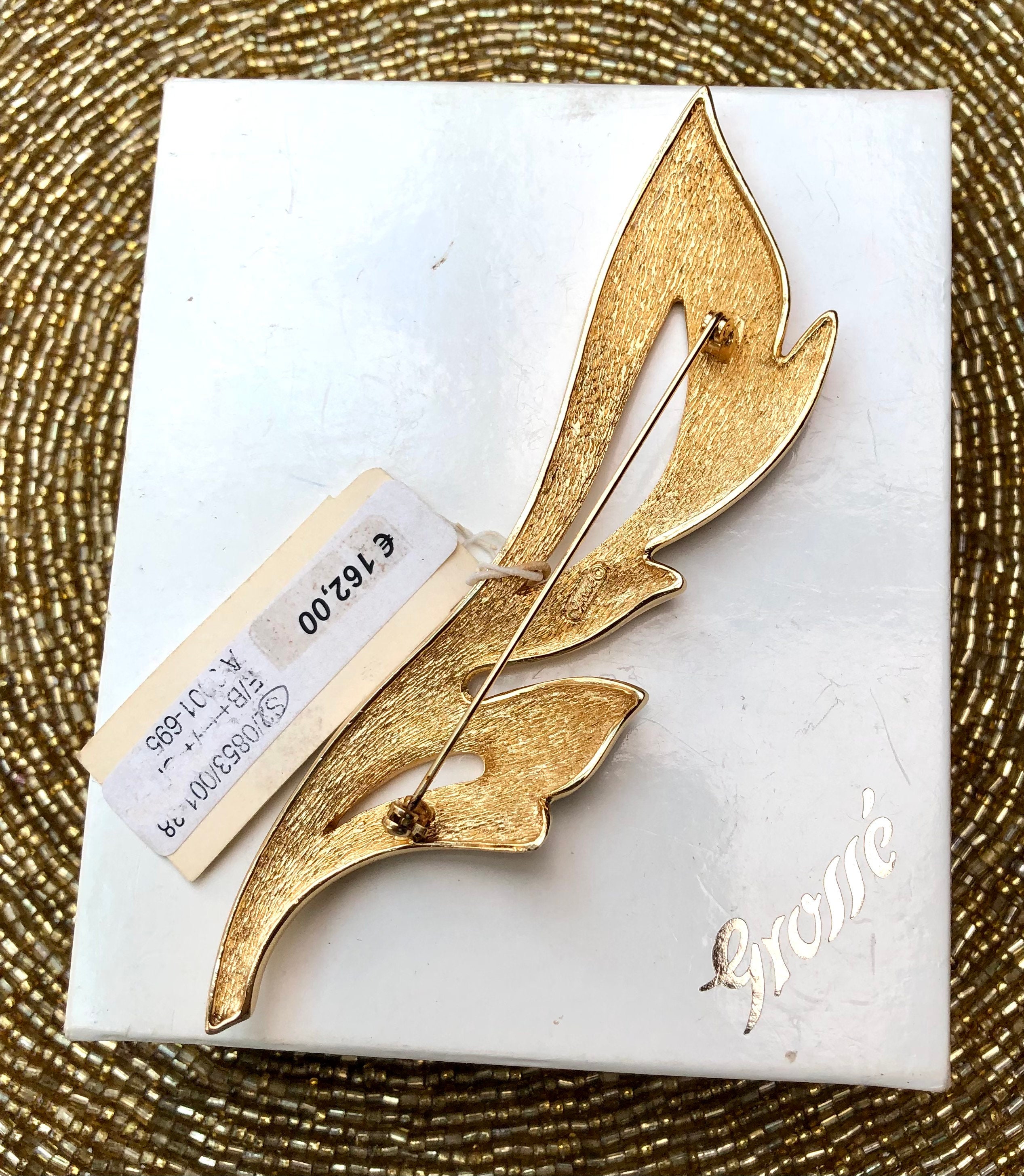 Vintage Grossé Large Brooch With Tags and Box - Etsy