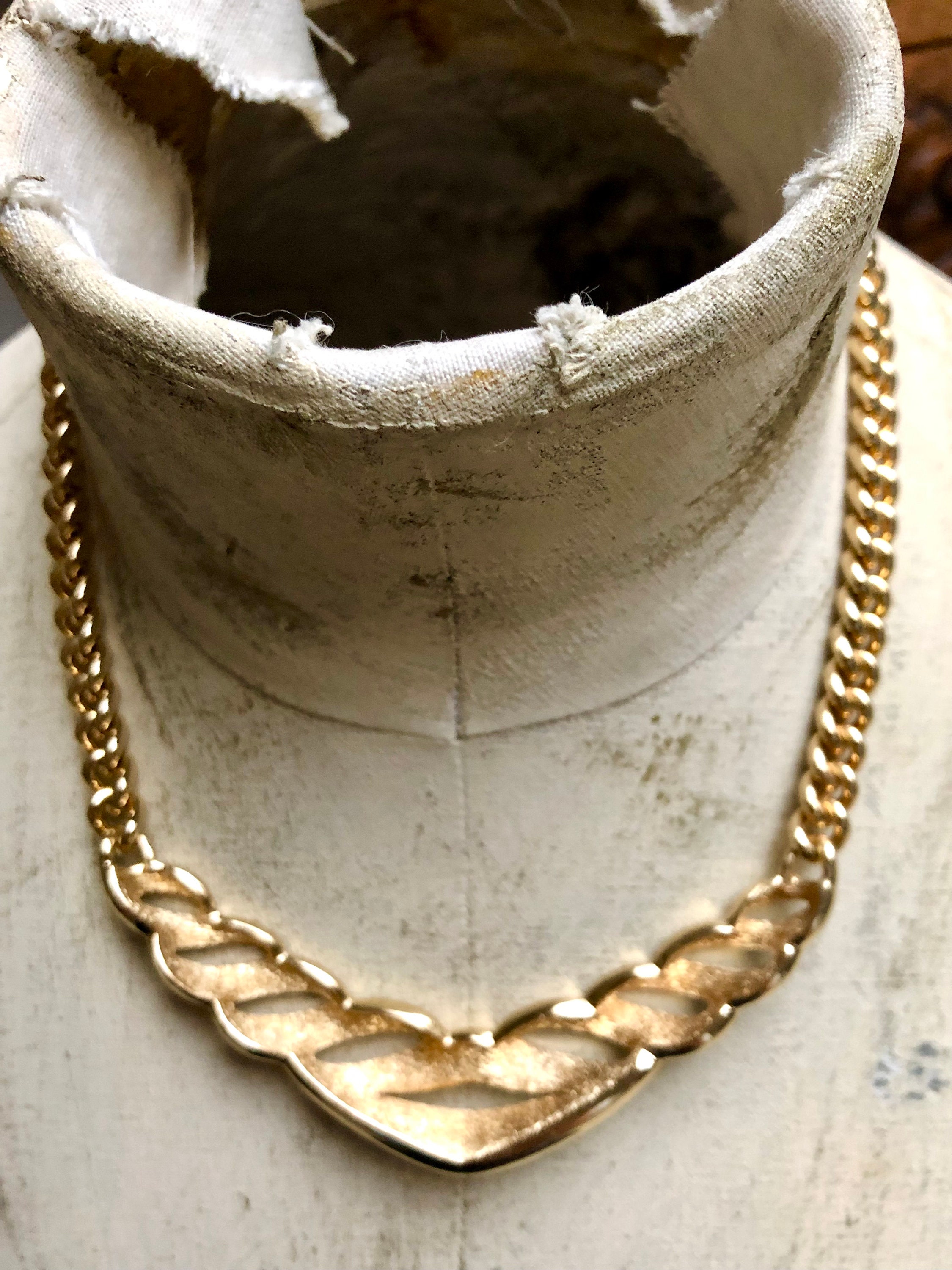 Christian Dior Logo Plate Gold Necklace① Christian Dior Logo Plate Gold-tone Gold Necklace 2031 | eBay