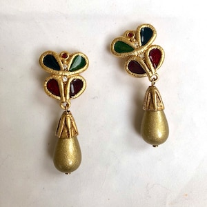 Vintage Barock Stil 80er Jahre Ohrclips