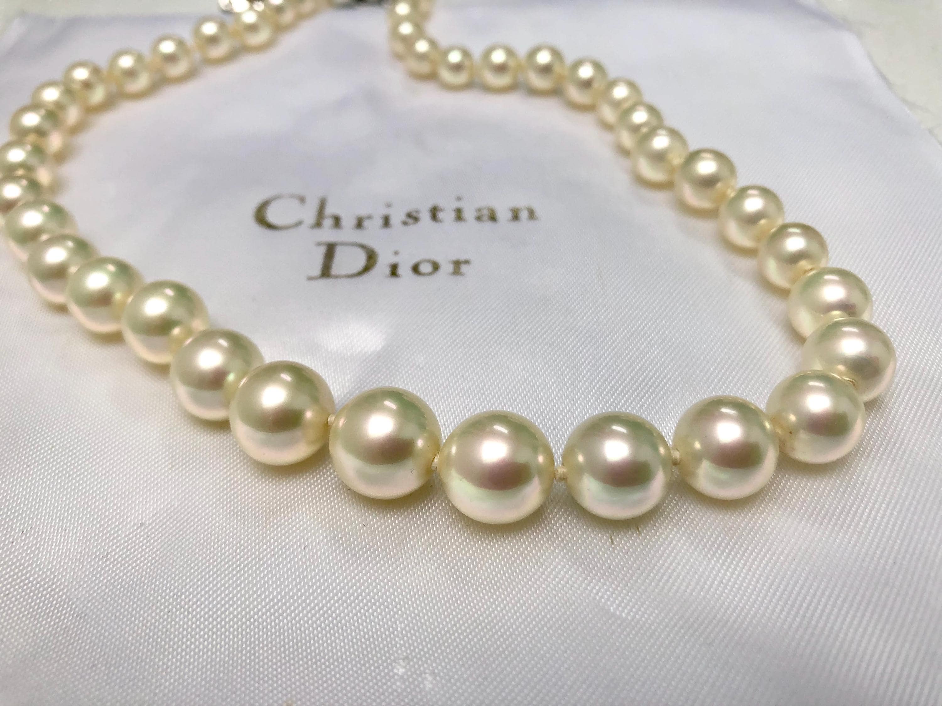 Dior pearl necklace - Etsy 日本 Dior pearl necklace - Etsy 日本