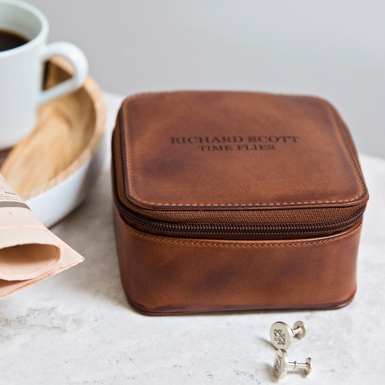 Personalised Leather Travel Jewellery Case for Her Etsy UK