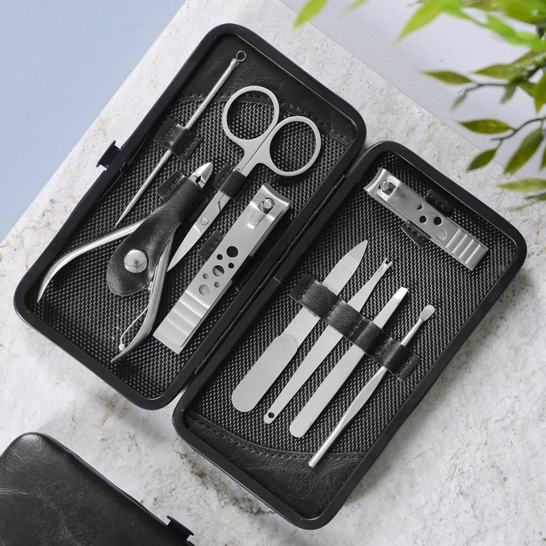 Personalised Men's Manicure Kit Grooming Gift