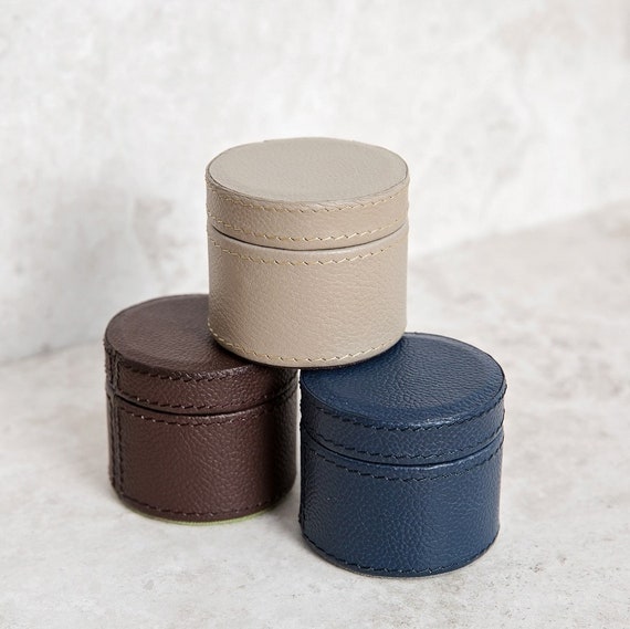 leather ring box
