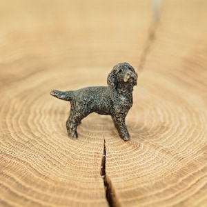 Miniature Solid Bronze Cockapoo Skulptur - Hundeliebhaber Geschenk - Geschenk zum 8