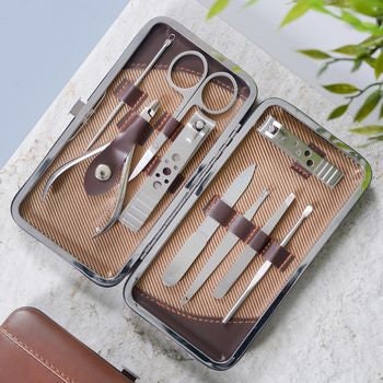 Manicure Set Men Nail Clipper Kit 8In1 Stainless Steel Personal Care Tools  with Portable Case Pedicure Set Grooming kit Gift for Men Husband Boyfriend  Parents Women Elder Patient Nail Care - Walmart.com