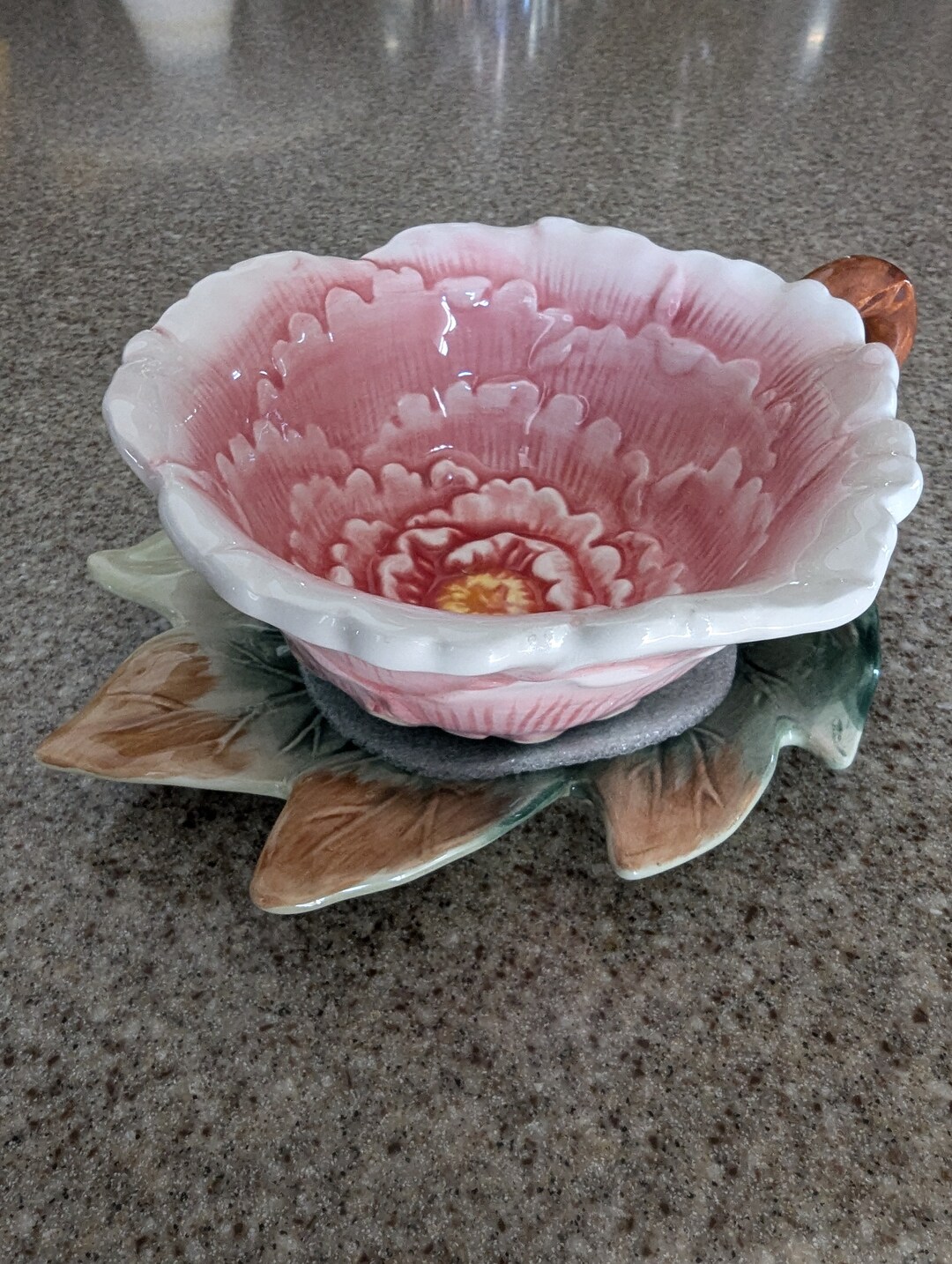Corner Ruby Garden Collection Teacup Set/leaf Saucer New Etsy