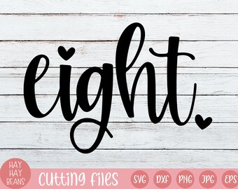 Download Eighth Birthday Svg Etsy