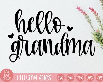 hello grandma svg | pregnancy announcement svg | baby announcement svg | pregnant svg | baby coming soon svg | baby svg | hello mimi svg