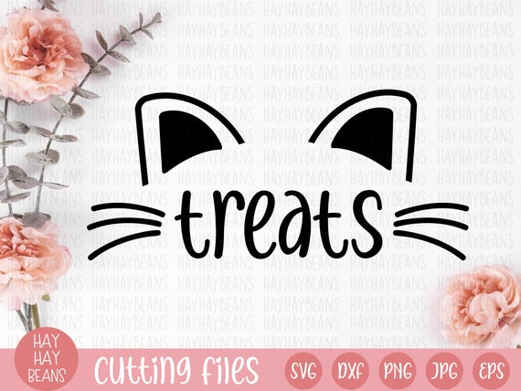 Cat Treats Svg Kitty Treats Svg Cat Treat Jar Design Cat - Etsy