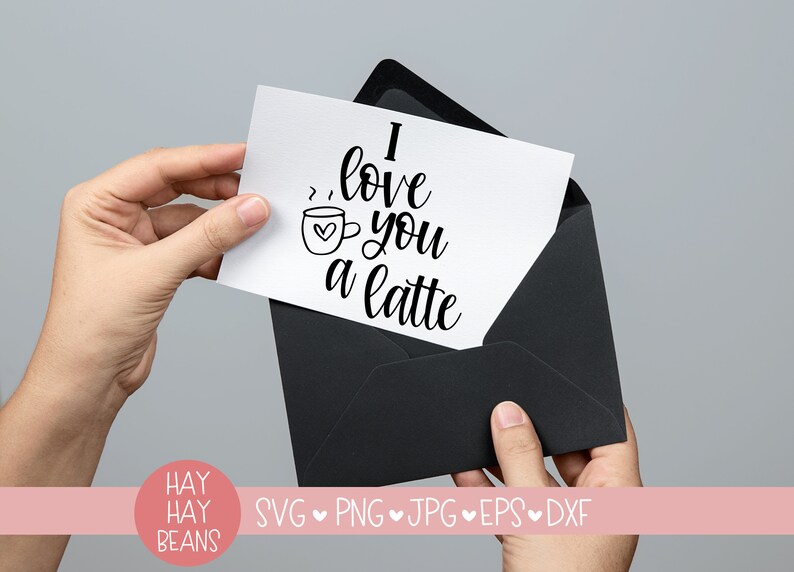 Download I love you a latte svg valentine's day svg latte svg | Etsy