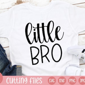 piccolo bro svg / fratellino svg / fratellino / fratellino / file di cricut / silhouette cameo / disegno dei vestiti per bambini / svg png eps dxf / bro svg